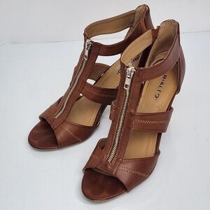 RIALTO 966-R7148 Fabric Upper‎ Women Brown Sexy Heels Size 9.5M